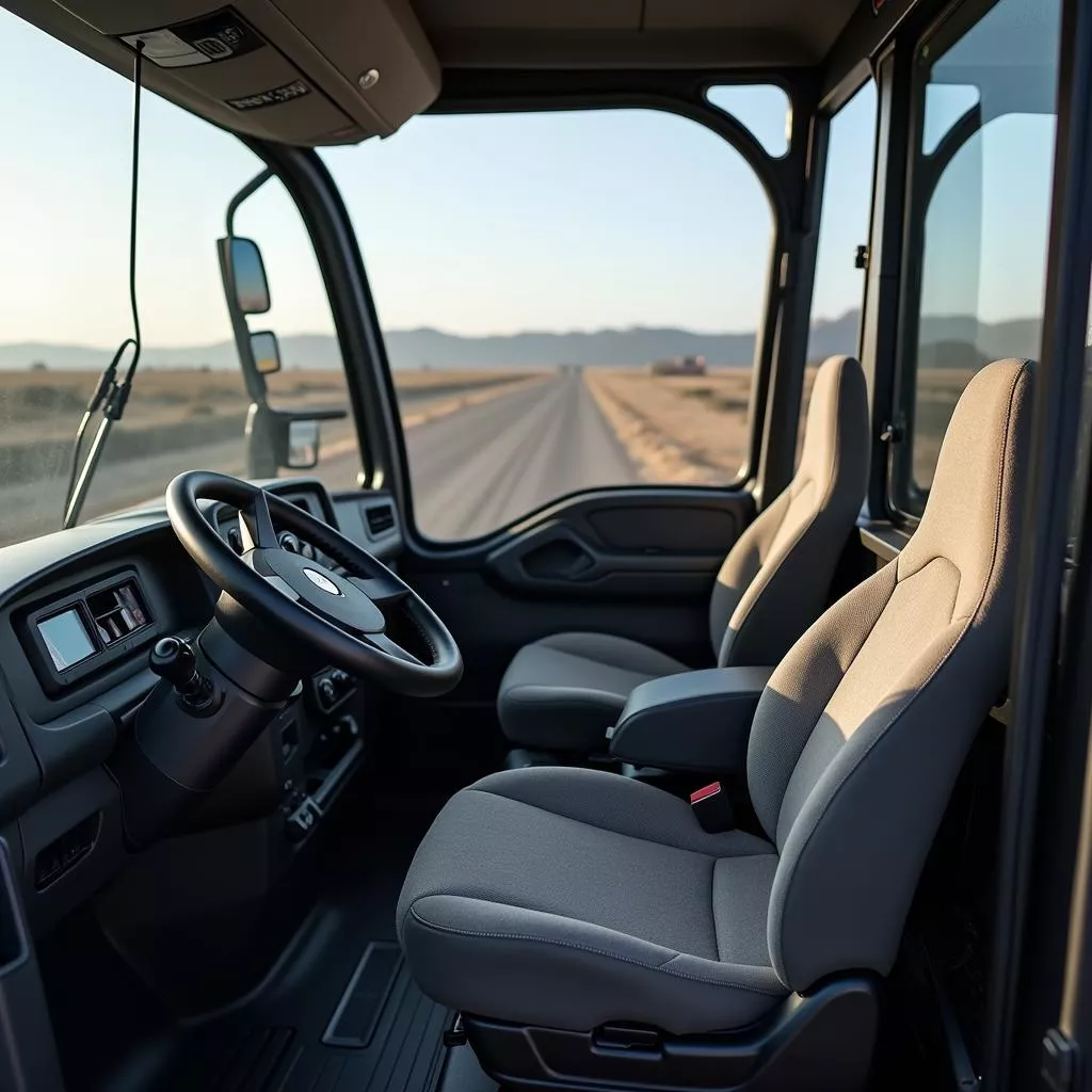 Nội thất cabin xe tải Tera100