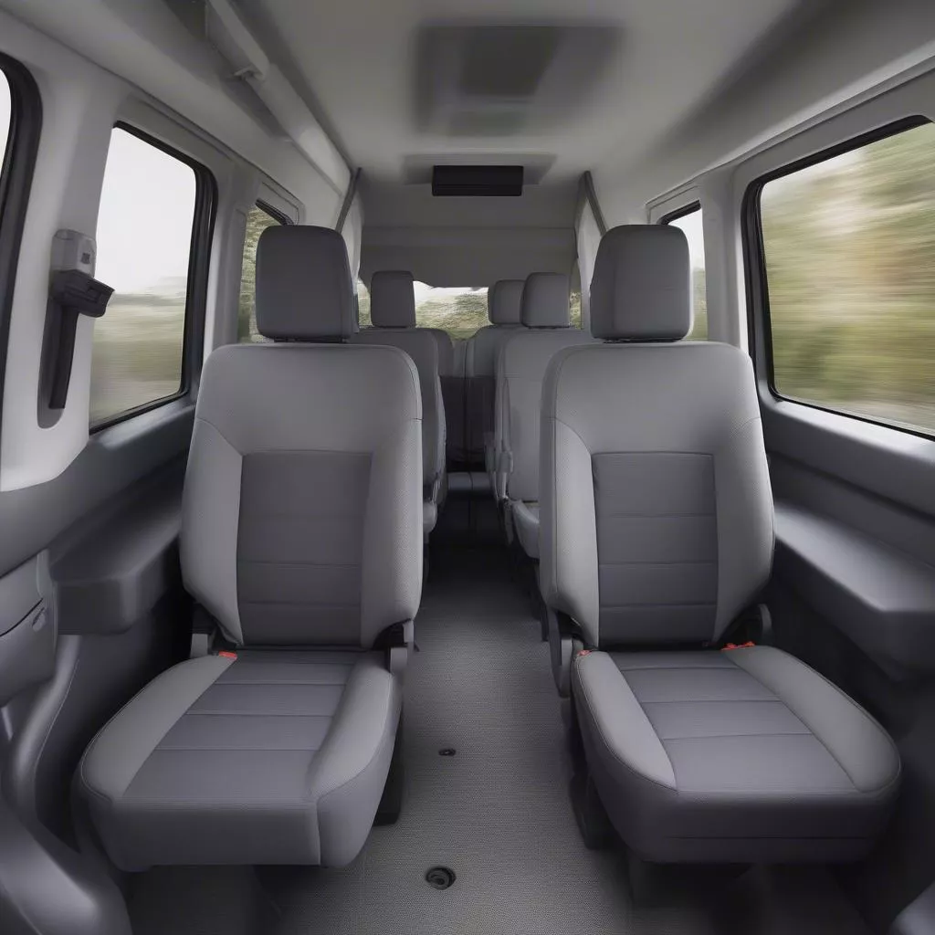Ford Transit 16-seater interior