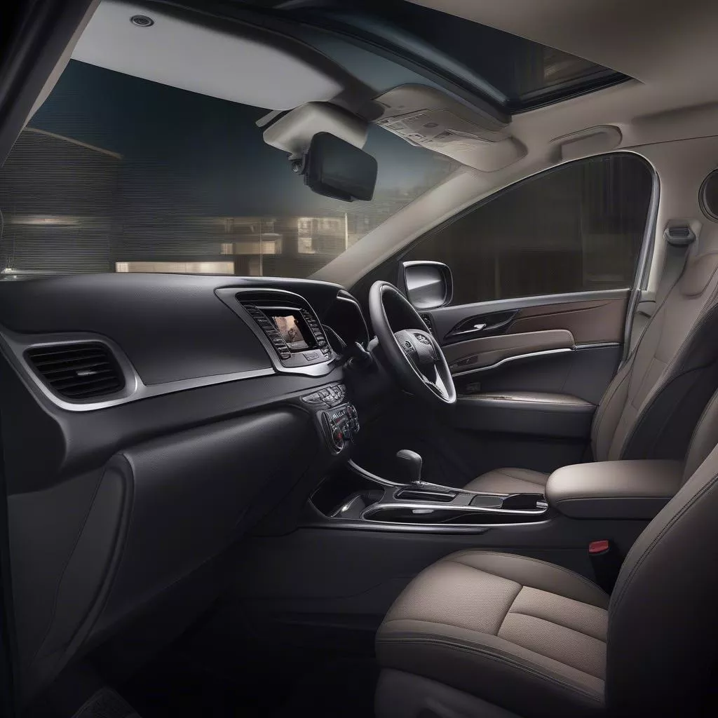 Nội thất xe Kia Sorento 2018 máy dầu