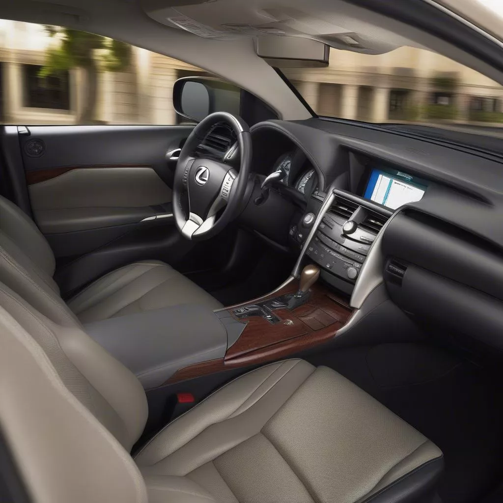 Luxurious Interior of a 2014 Lexus 570