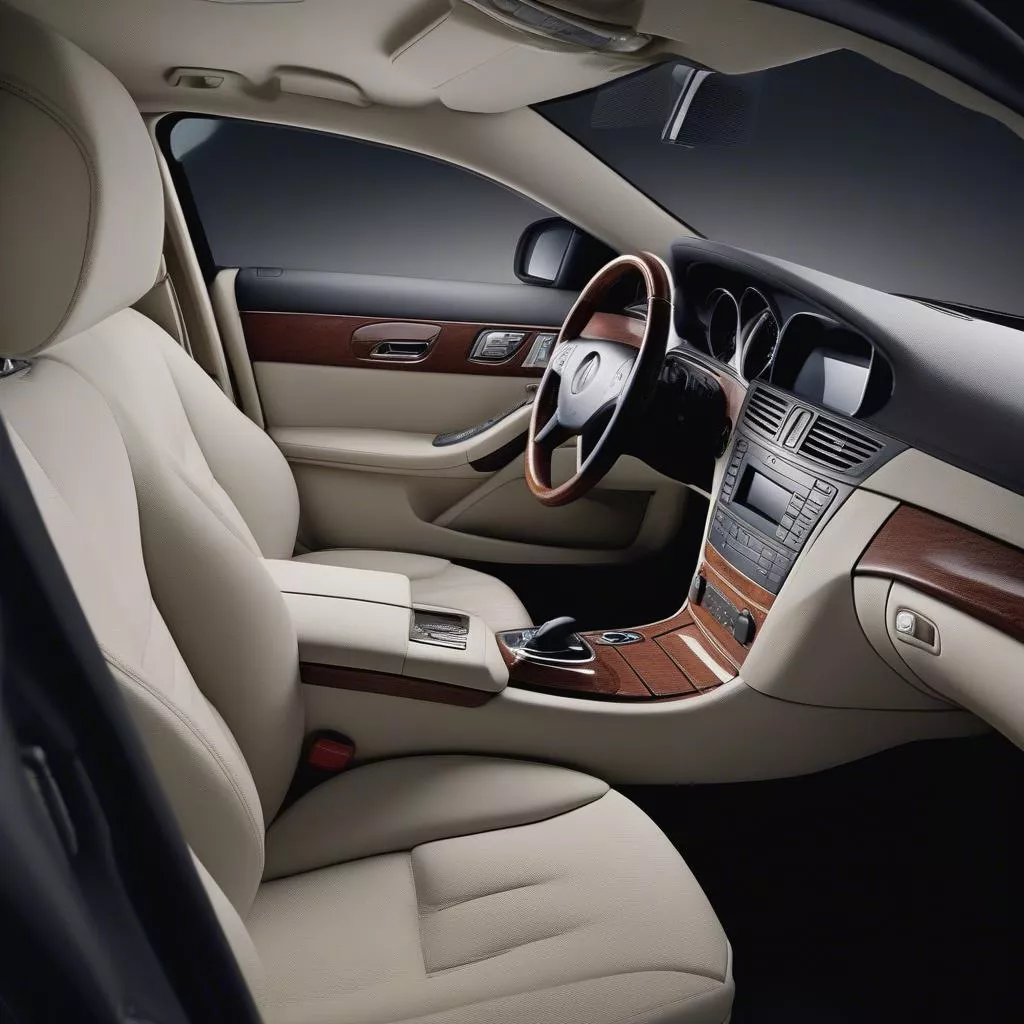 Nội thất xe Mercedes E280 đời 2009