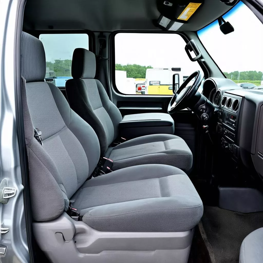 nội thất xe tải isuzu qkr55h 2 tấn 2