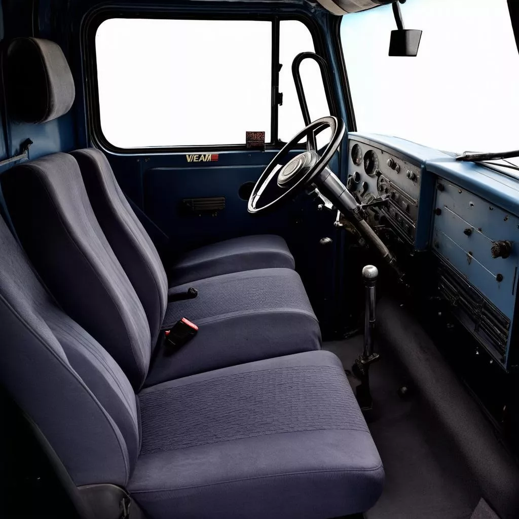 Nội thất xe tải Veam VT651