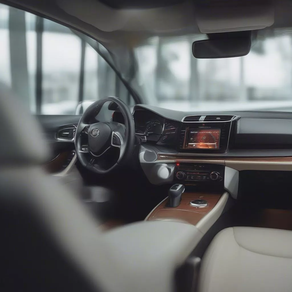 Nút điều khiển kính xe