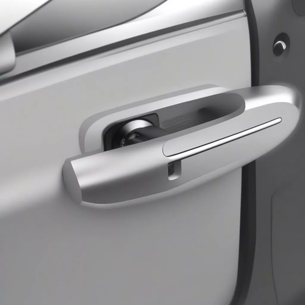 ổ khóa cửa xe ô tô điện tử