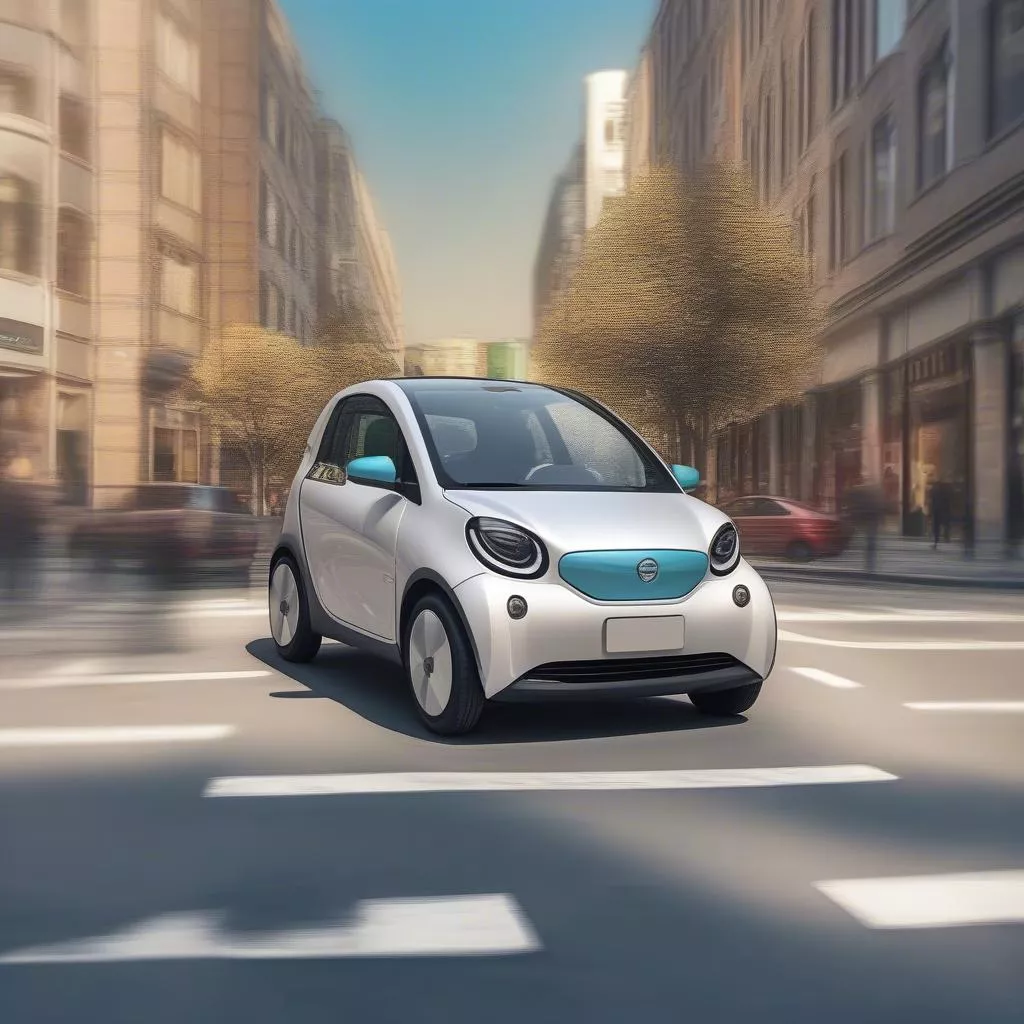 A 2-seater electric car for daily commutes