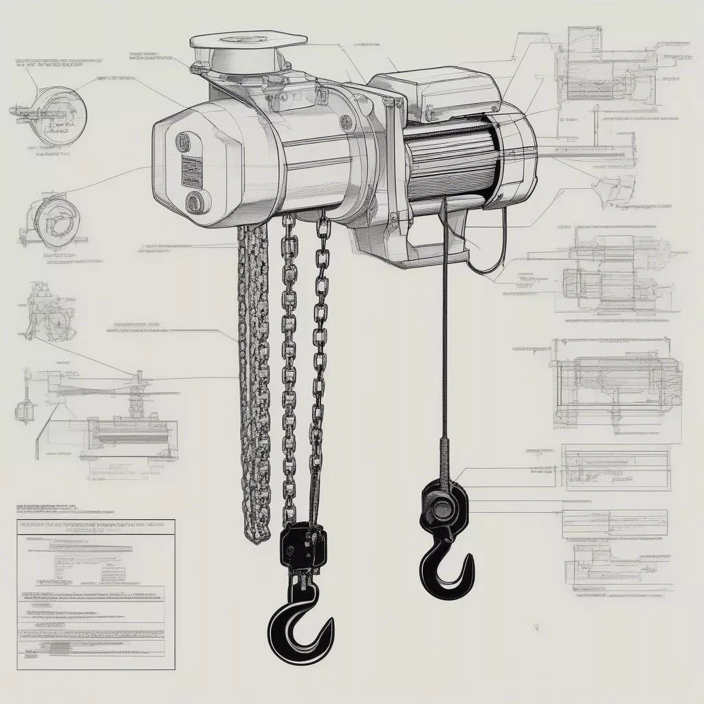 Palăng xích điện 2 tấn clip: Hướng dẫn chi tiết, chọn mua và những điều cần biết