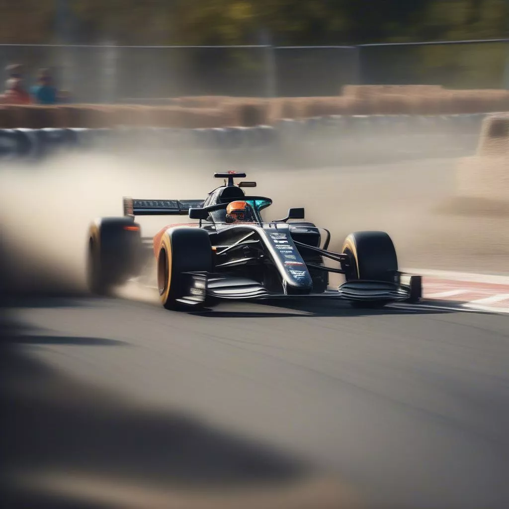 Overtaking maneuver at the Australian Grand Prix