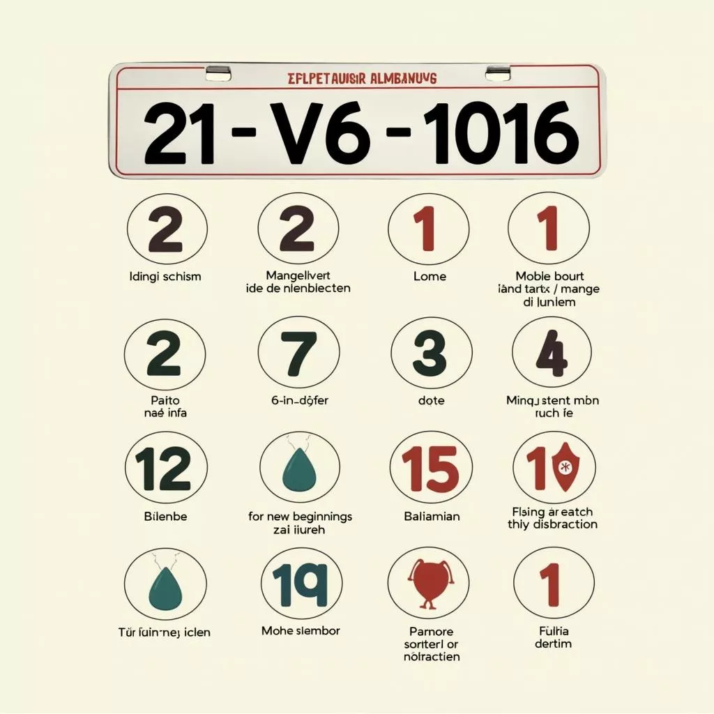 Decoding License Plate 21 V6 1016: Luck or Random Numbers?