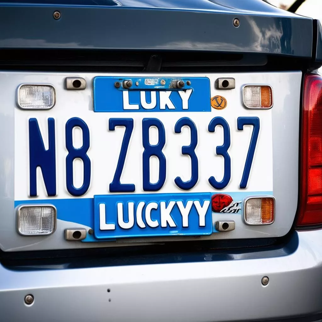 Phong thủy biển số xe