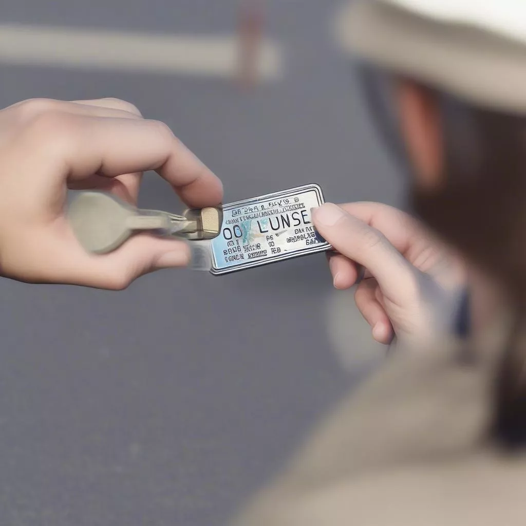 자동차 번호판 풍수