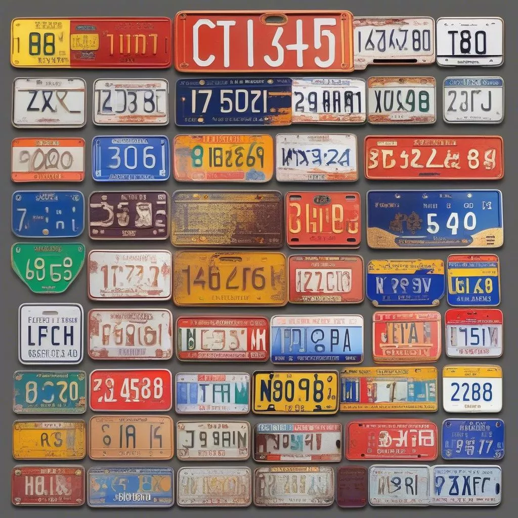 Phong thủy biển số xe