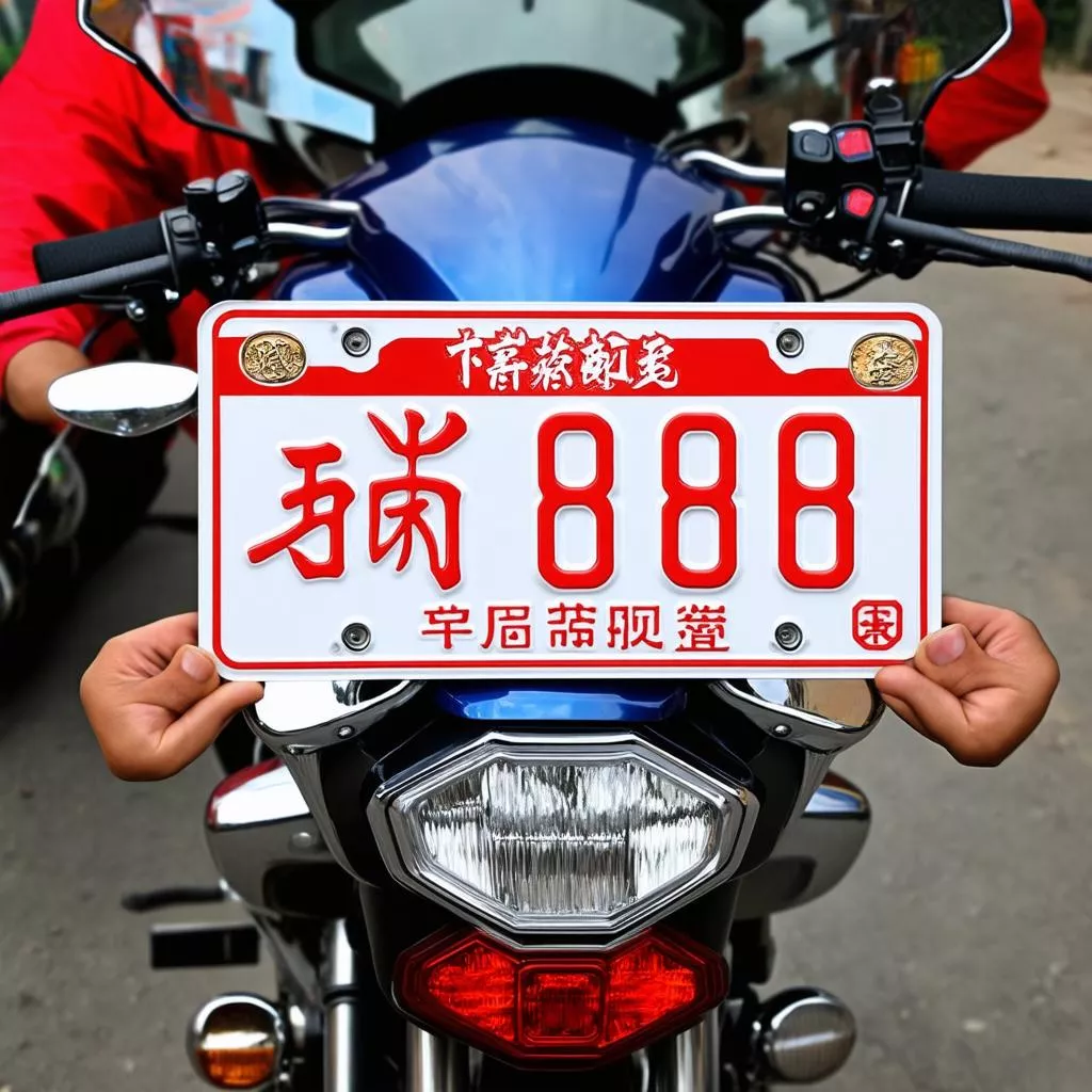 मोटरसाइकिल नंबर प्लेट का वास्तु