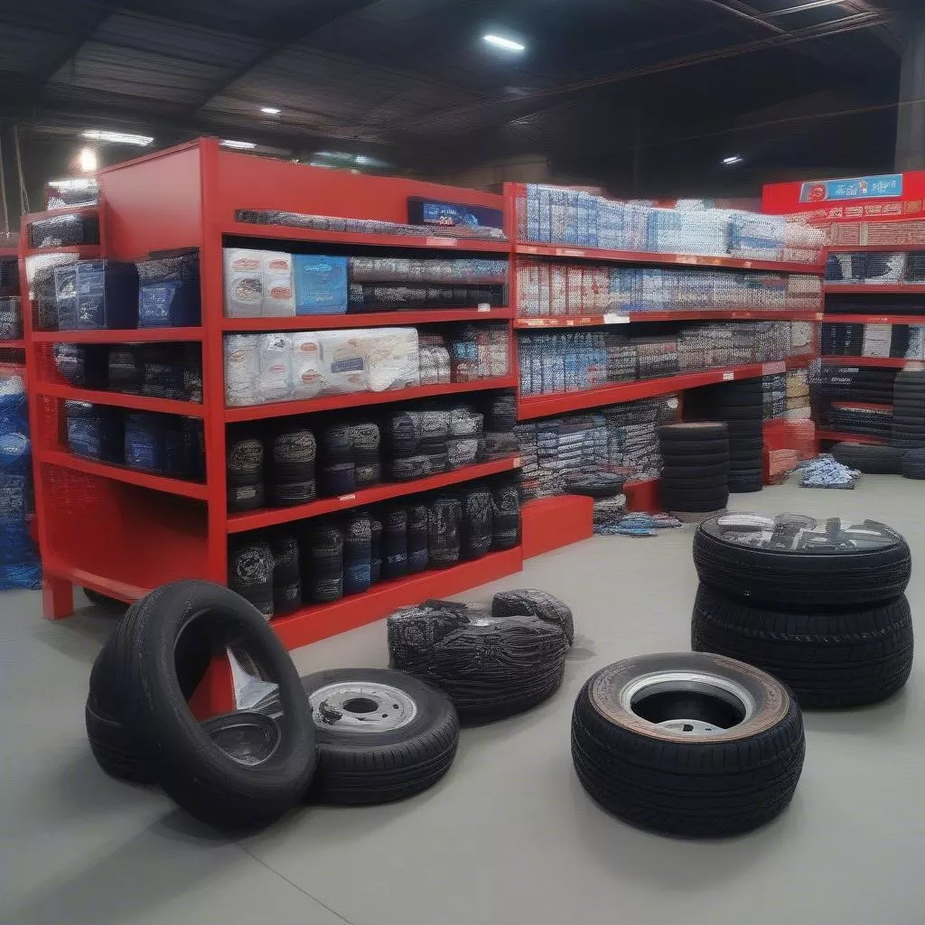 Variety of truck accessories at XE TẢI HÀ NỘI