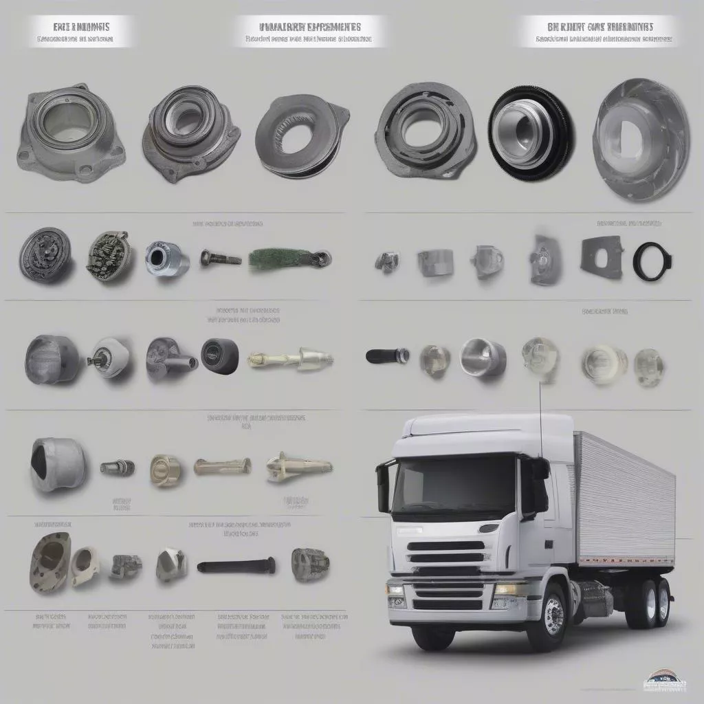 Phụ tùng ô tô tải chính hãng và thay thế