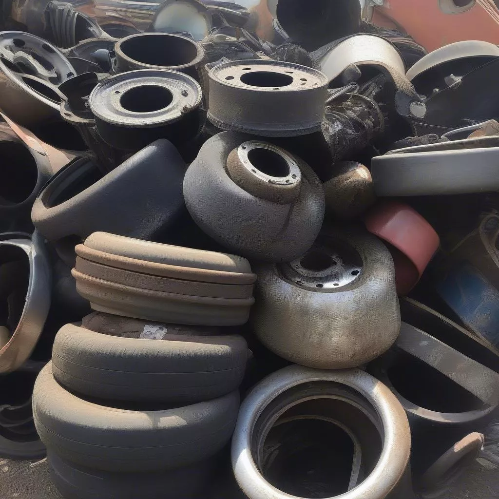 Verifying the origin of used truck parts