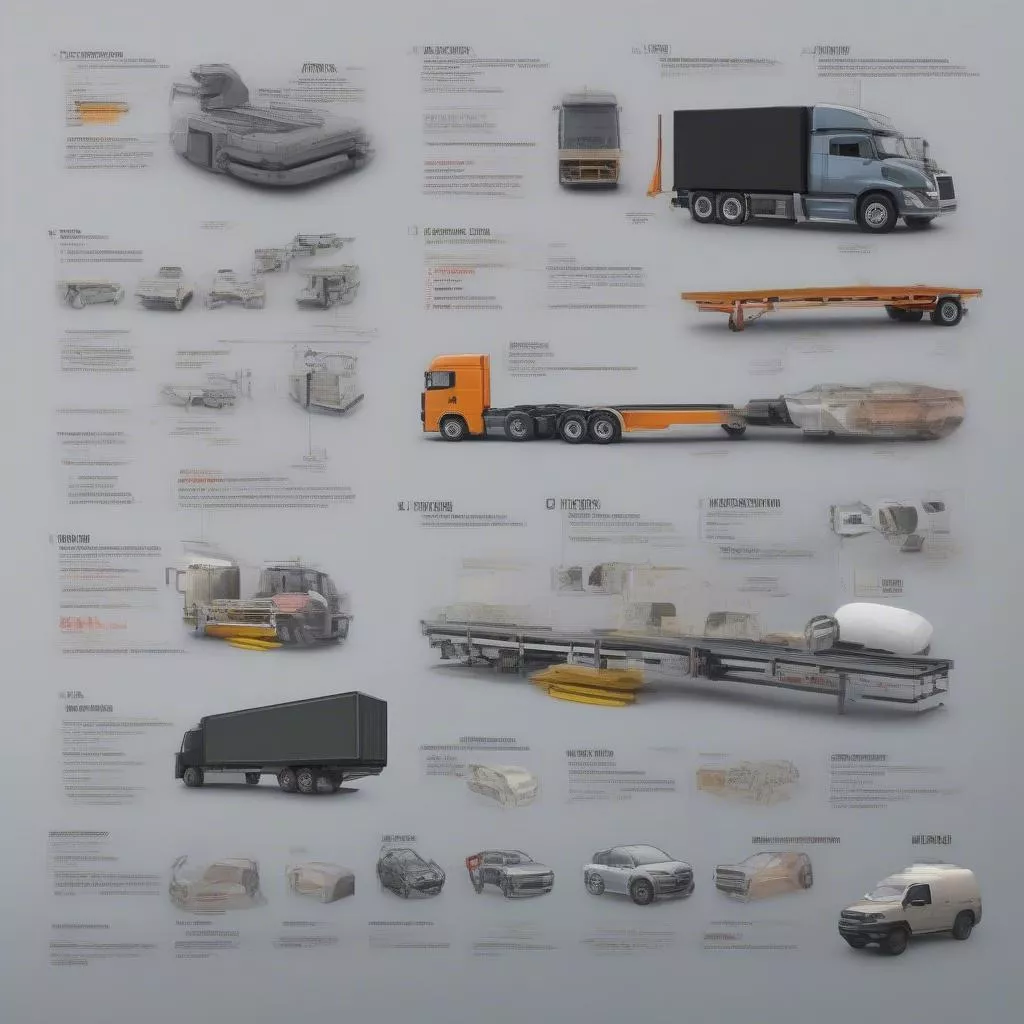 Bảng giá phụ tùng xe ô tô tải - Bí mật và lợi ích