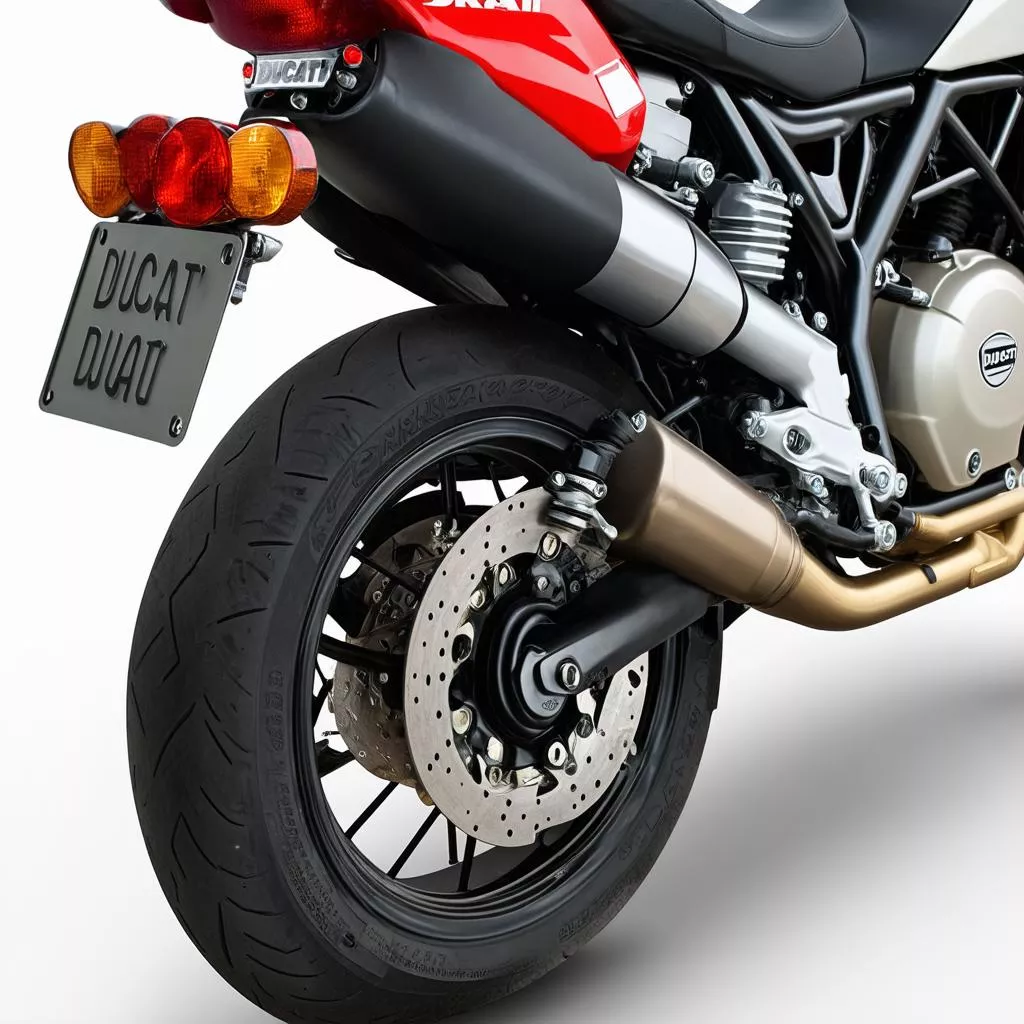 ドゥカティ スクランブラー用高品質フェンダー下ナンバープレートブラケット