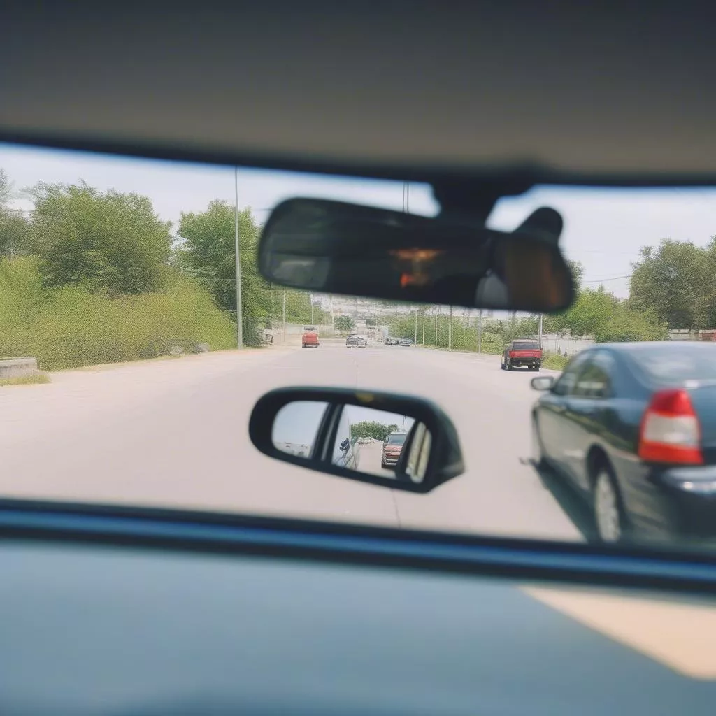 Observing before opening the car door