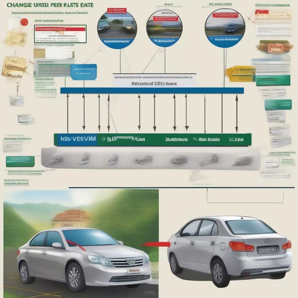 Quy trình thay đổi biển số xe ô tô con