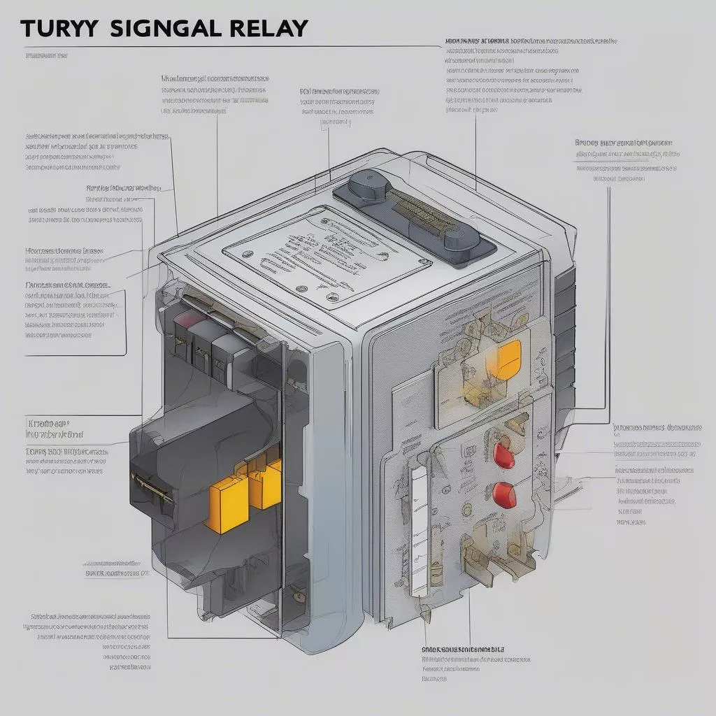 Rơ le xi nhan hoạt động