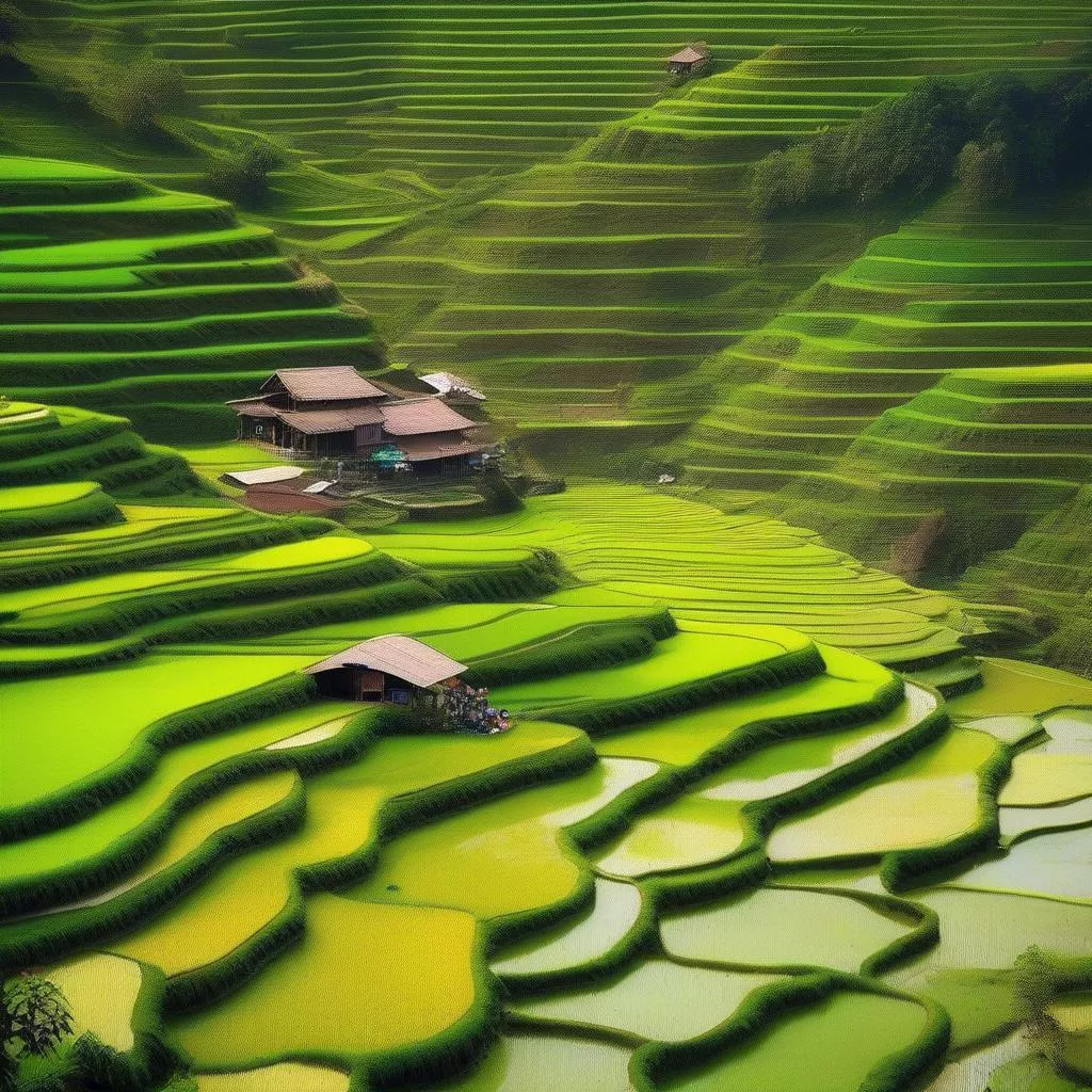 Ruộng bậc thang Sapa 