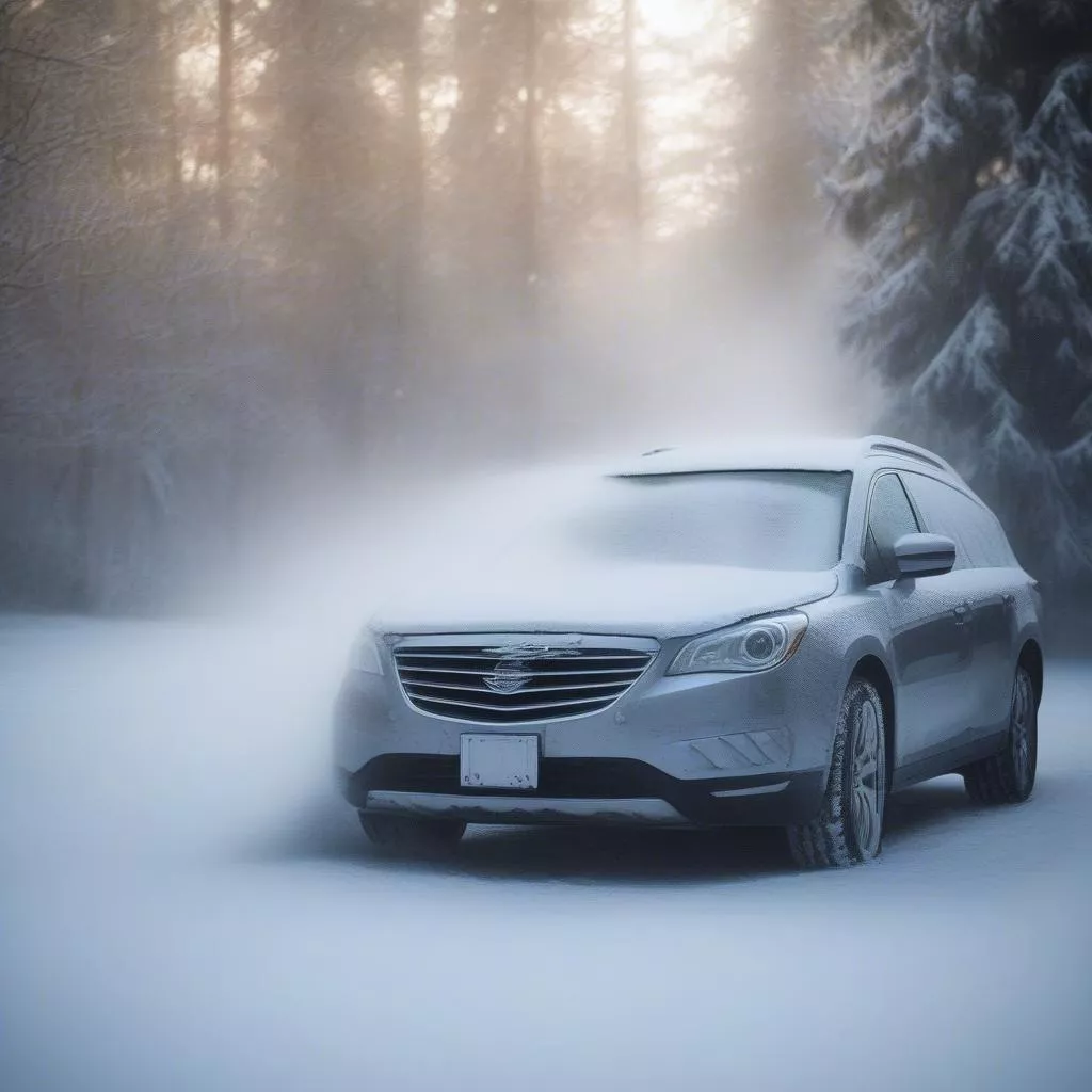 sấy kính ô tô trong mùa lạnh