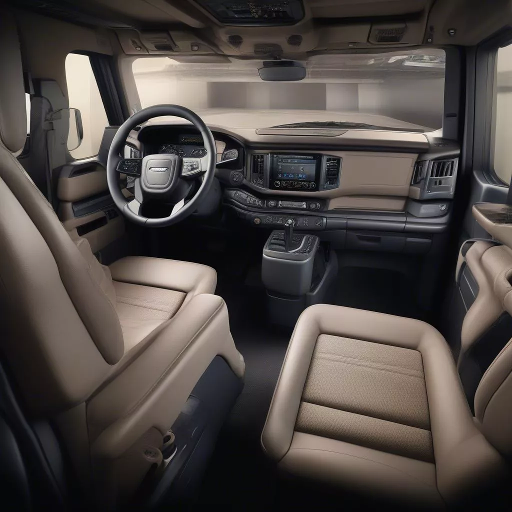 Nội thất xe tải Scania S-series