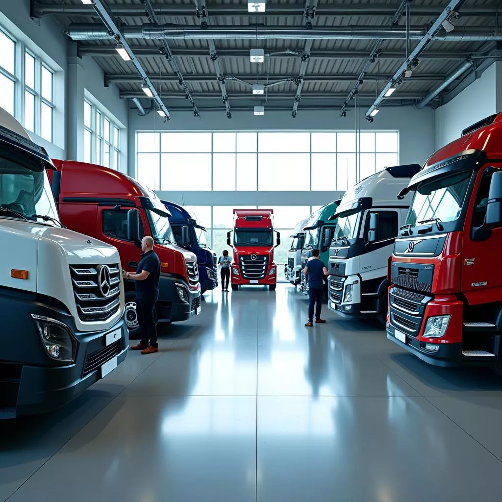 Hình ảnh showroom Xe Tải Hà Nội