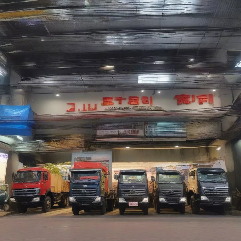 Showroom xe tải hạng trung Hà Nội