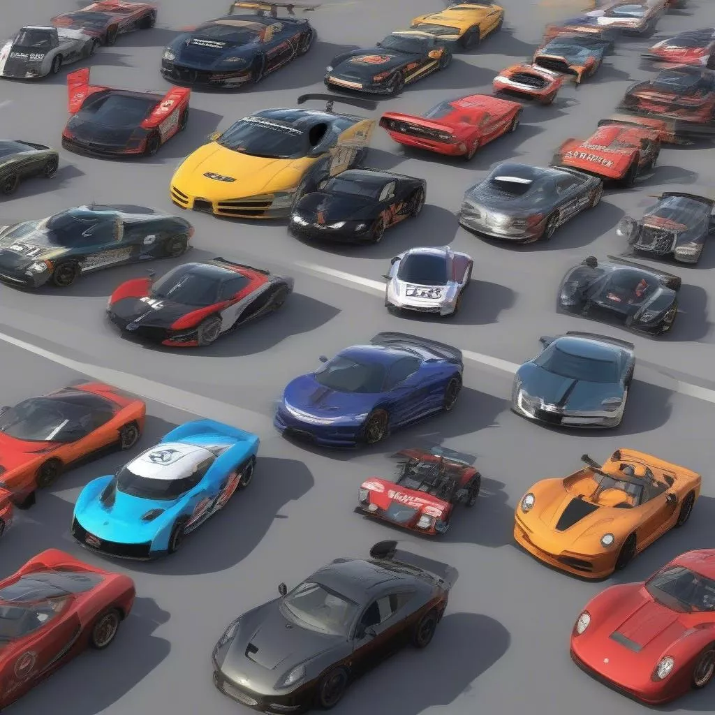 Hình ảnh các siêu xe trong game đua xe