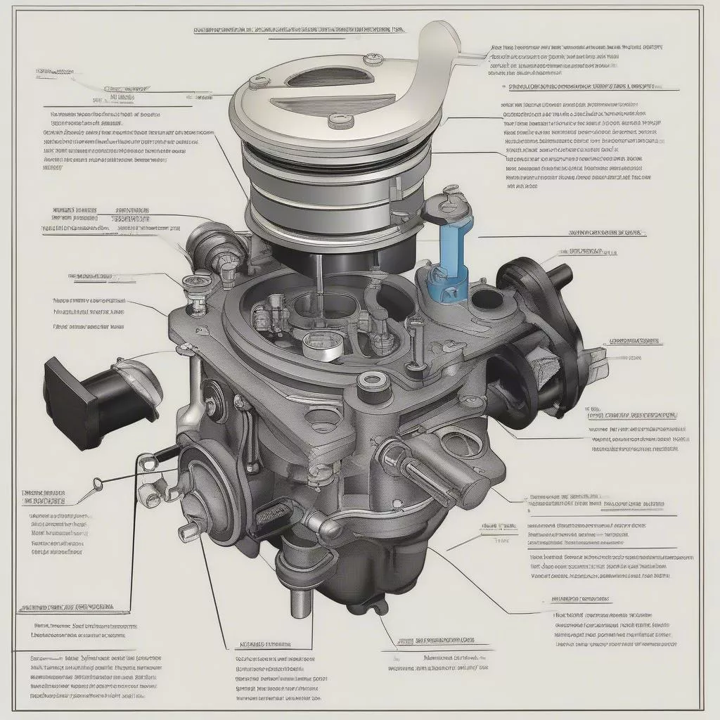 Sơ Đồ Bộ Chế Hòa Khí Ô Tô: Khám Phá Bí Mật Của "Trái Tim" Xe