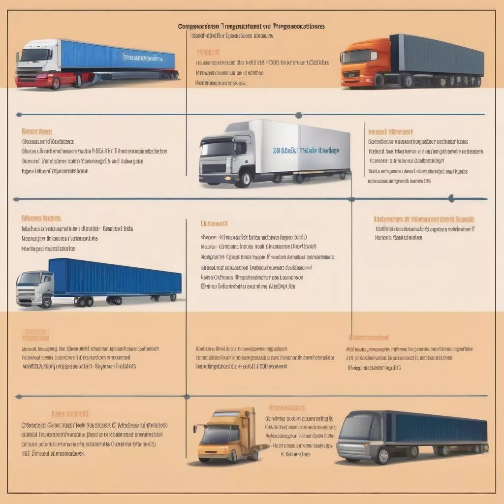 Comparing freight rates from multiple providers