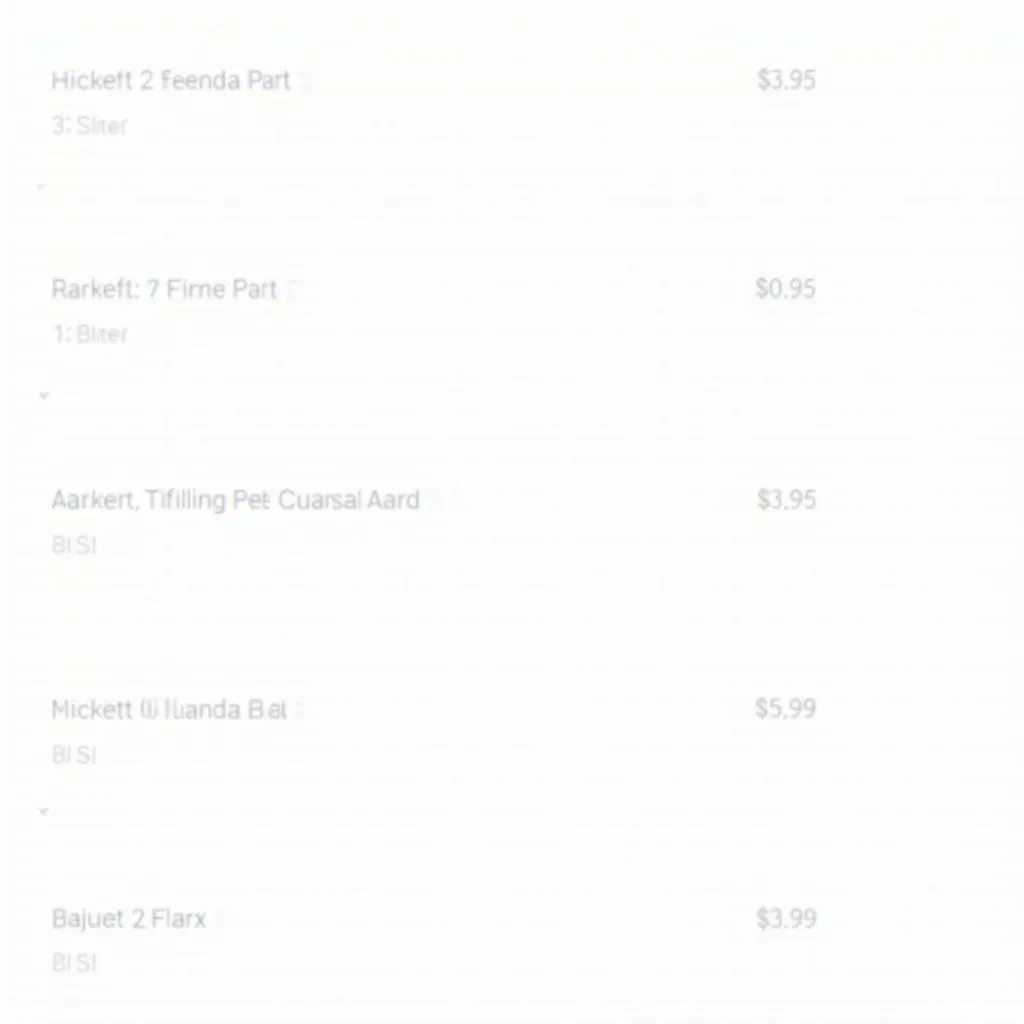 Comparação de preços de peças Kamaz