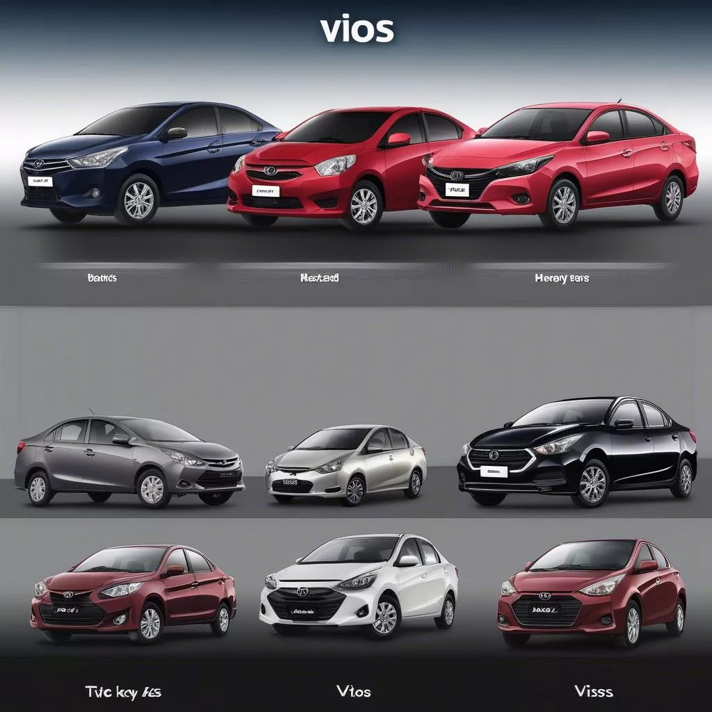 So sánh xe Vios 2018 với các dòng xe tương tự