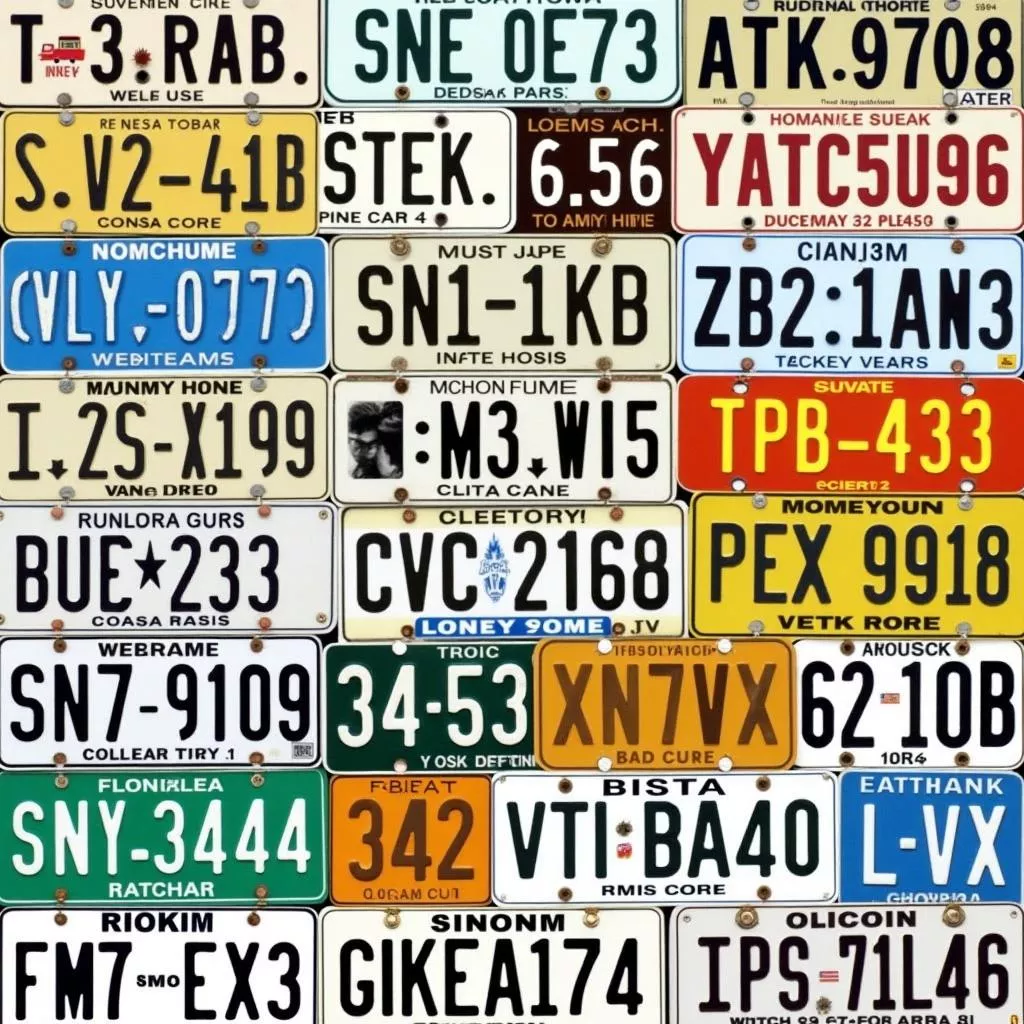 様々なジャンルのナンバープレート音楽