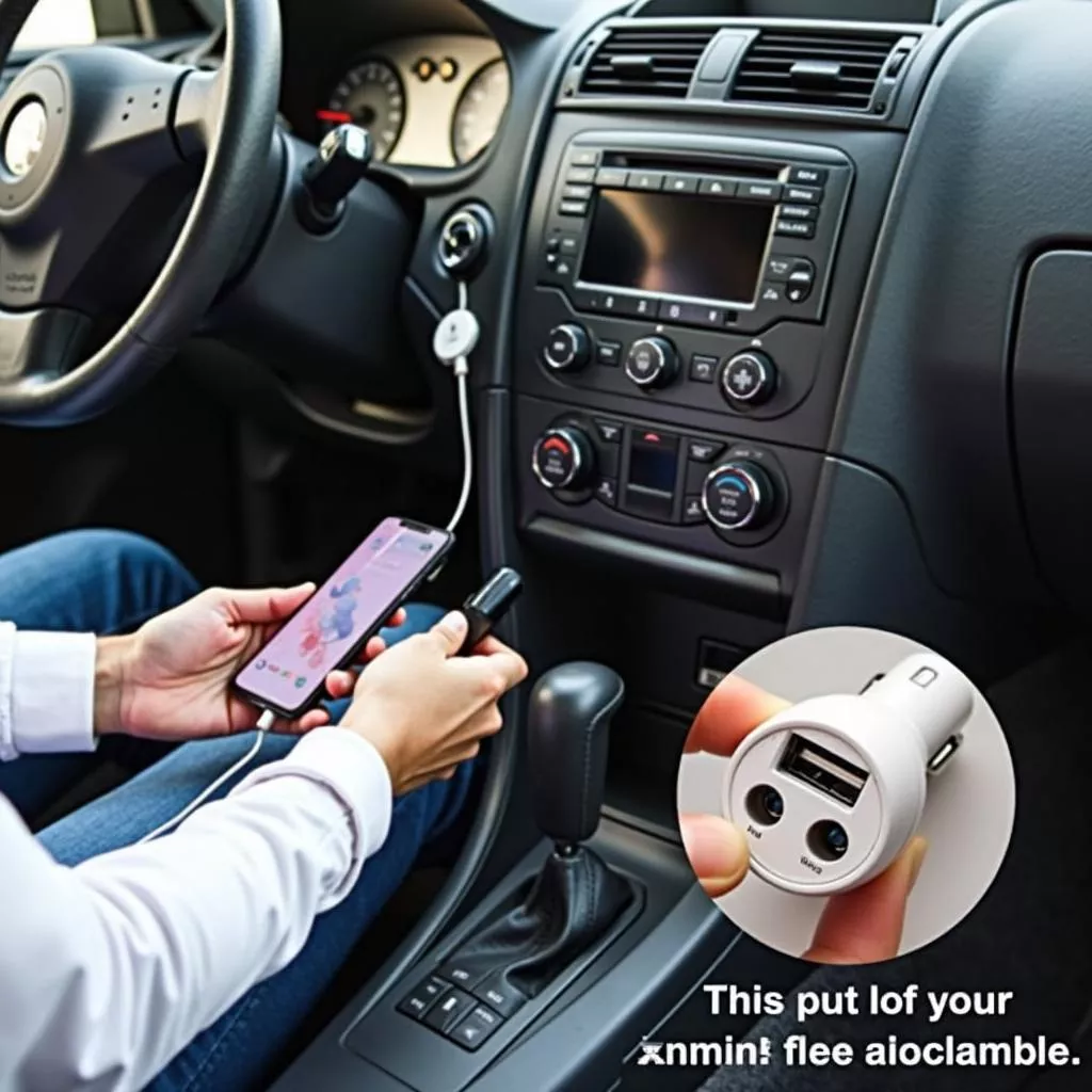 Sử dụng sạc ô tô 2 cổng USB an toàn