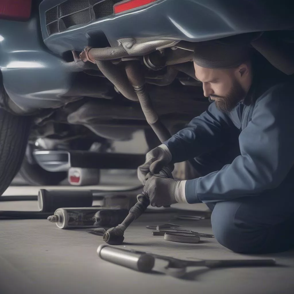 Professional exhaust repair