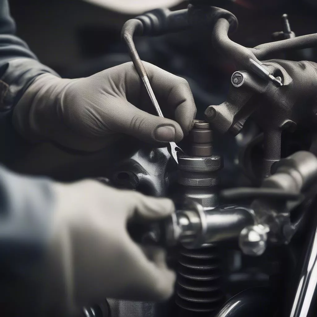 Sửa chữa van vòi xe máy