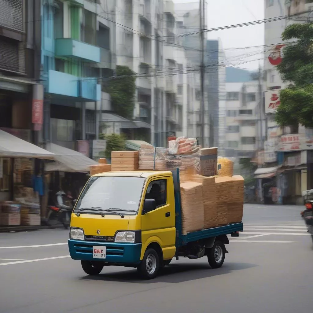 Xe tải Suzuki Carry Truck 500kg: Giải pháp vận chuyển hàng hóa lý tưởng cho tiểu thương, doanh nghiệp vận tải nhỏ lẻ