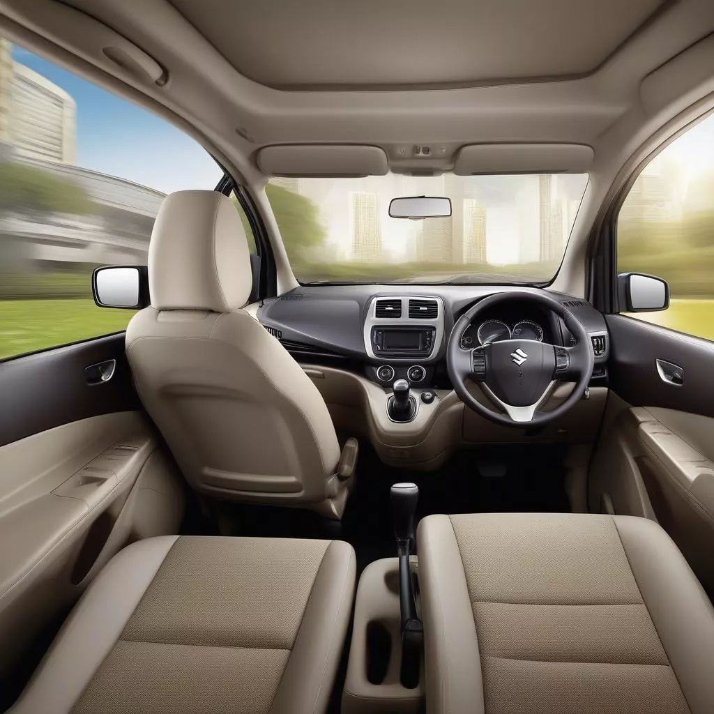 Suzuki Ertiga nội thất