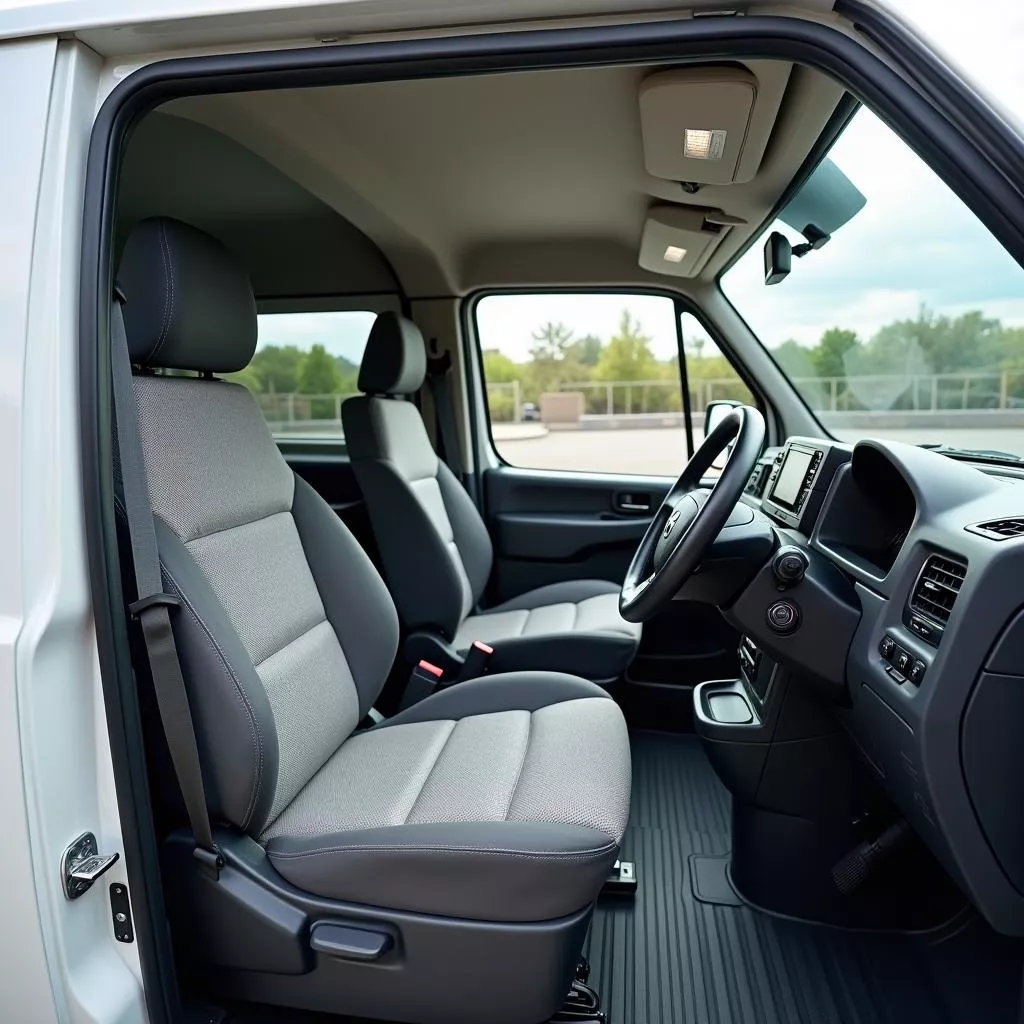 Innenraum des Suzuki Van