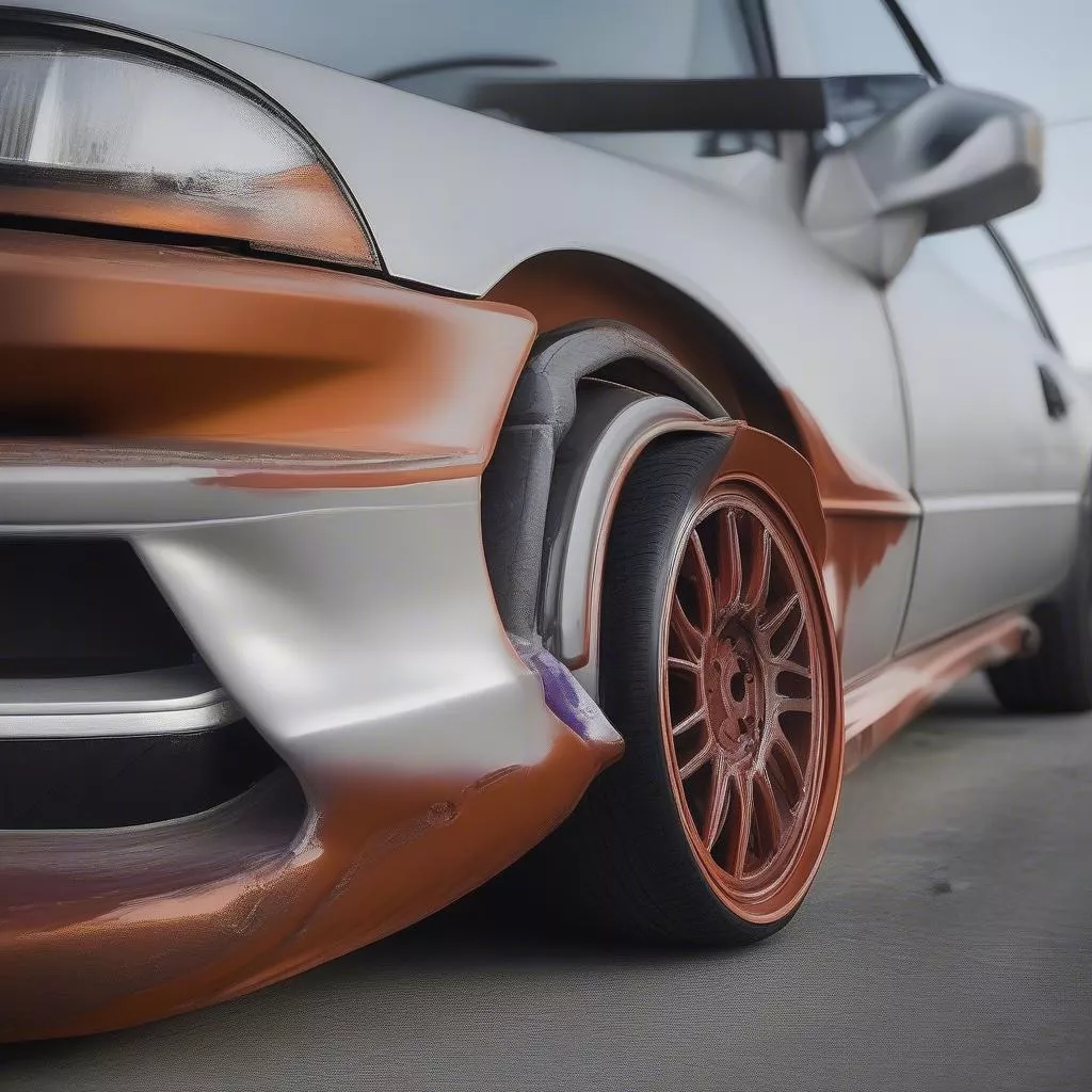 Sơn mâm xe ô tô giá rẻ