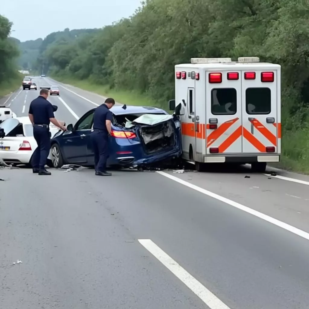 Traffic Accident Scene