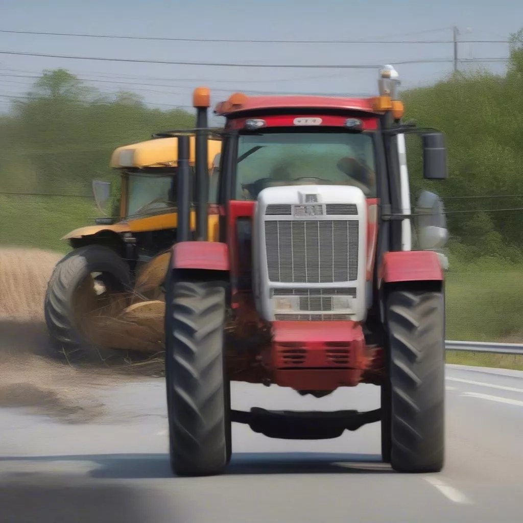 Tai nạn giao thông liên quan đến xe máy kéo