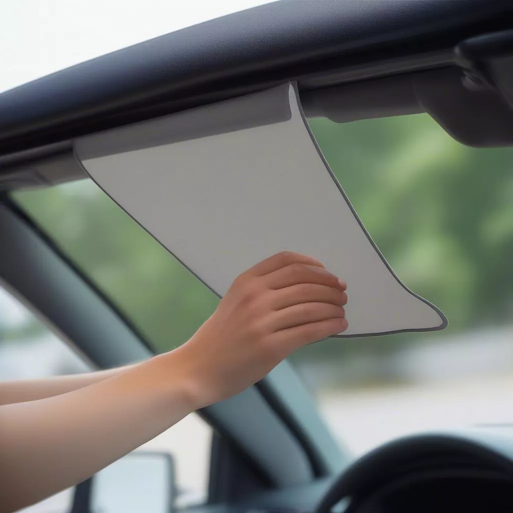 Tấm chắn nắng ô tô nam châm dễ lắp đặt