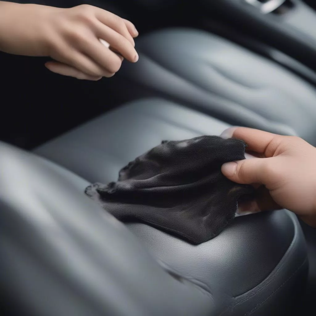 Tẩy vết mực trên ghế da