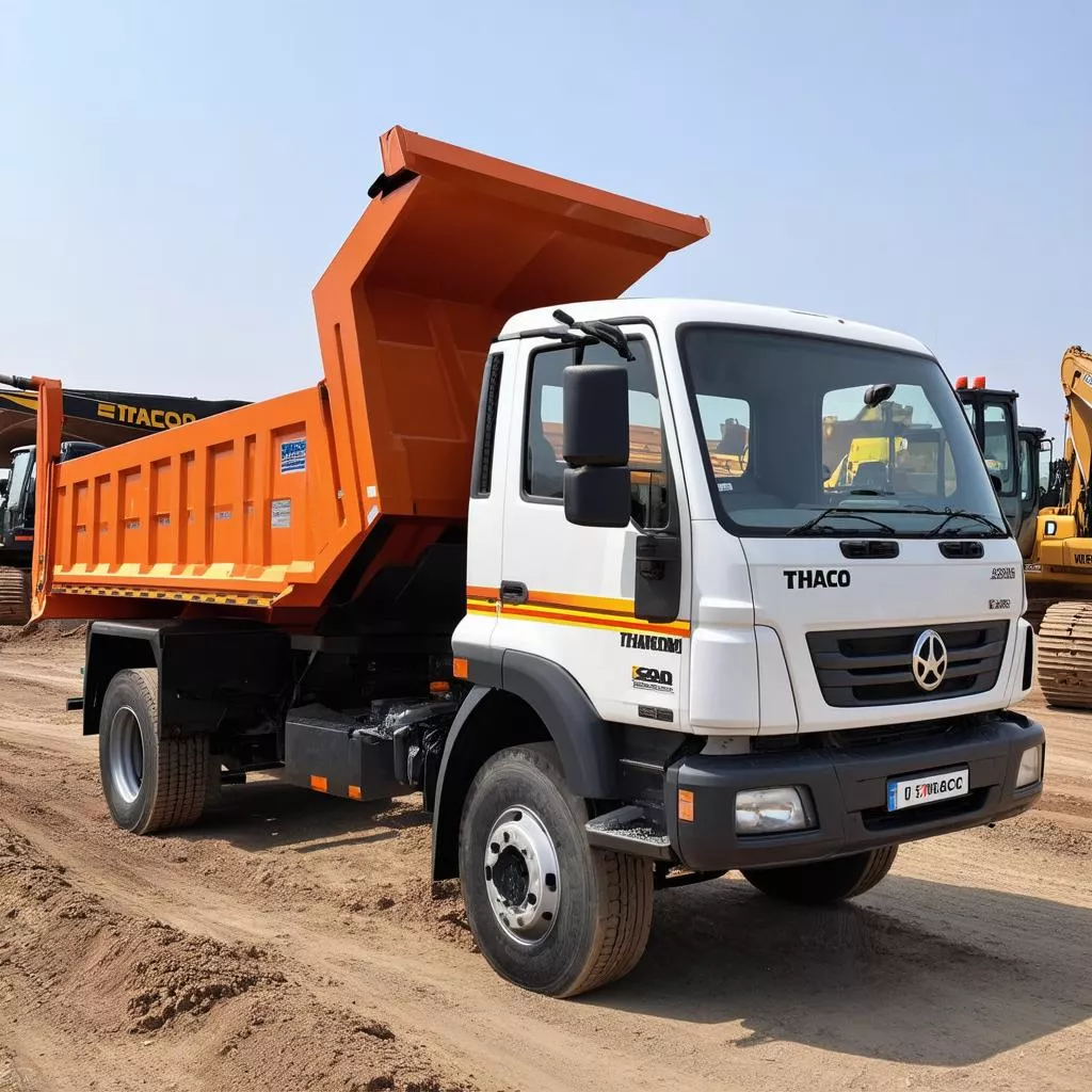 Thaco 5 tấn 2 cầu ben