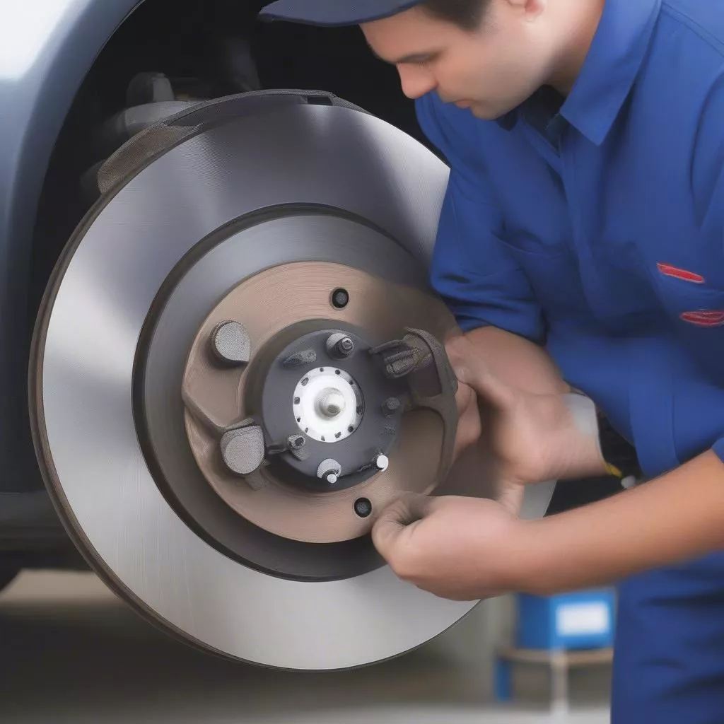 자동차 디스크 브레이크 교체