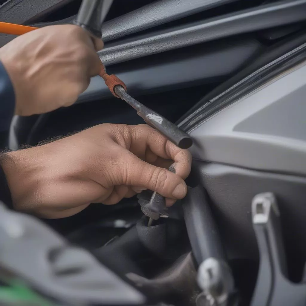 Replacing a car door seal